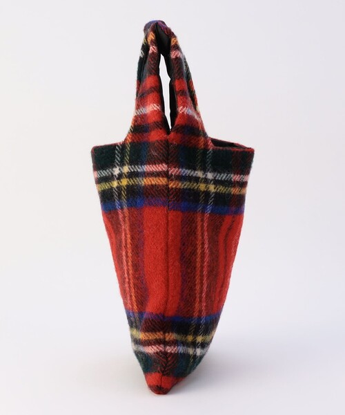 MICO COULIER(ミコクリエ)の「《別注》【TWEEDMILL】チェック柄トートバッグ(トートバッグ・レディース・グレー系その他/レッド系その他・FREE)」の12枚目の写真