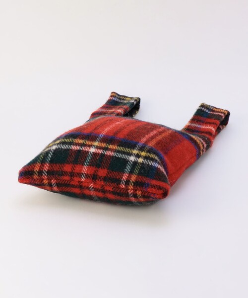 MICO COULIER(ミコクリエ)の「《別注》【TWEEDMILL】チェック柄トートバッグ(トートバッグ・レディース・グレー系その他/レッド系その他・FREE)」の10枚目の写真