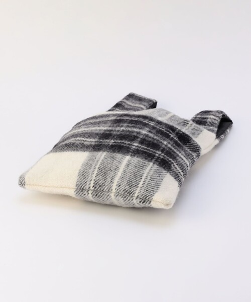 MICO COULIER(ミコクリエ)の「《別注》【TWEEDMILL】チェック柄トートバッグ(トートバッグ・レディース・グレー系その他/レッド系その他・FREE)」の13枚目の写真