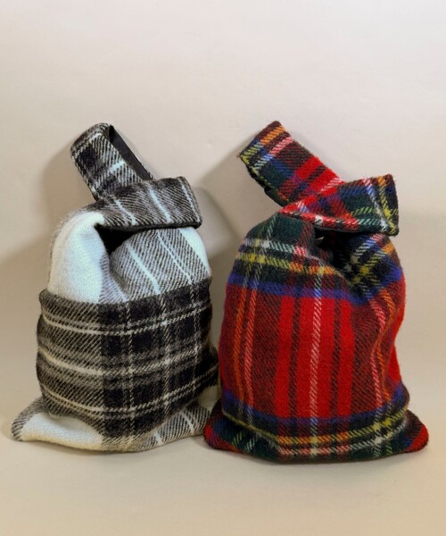 MICO COULIER(ミコクリエ)の「《別注》【TWEEDMILL】チェック柄トートバッグ(トートバッグ・レディース・グレー系その他/レッド系その他・FREE)」の15枚目の写真
