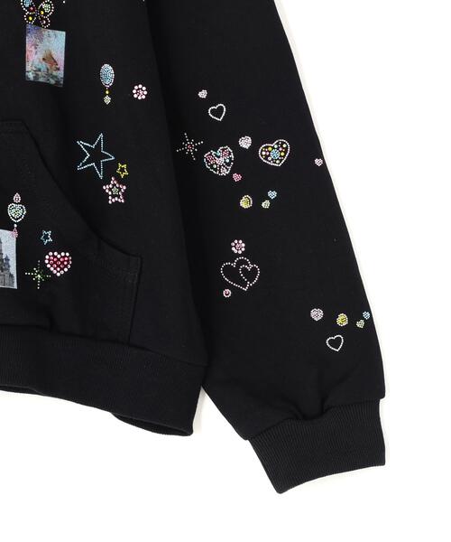 L.H.P(エルエイチピー)の「CFIERCE/フィアス/STICKER BUNNY HOODIE(パーカー・レディース・ブラック/ホワイト・M/S)」の7枚目の写真
