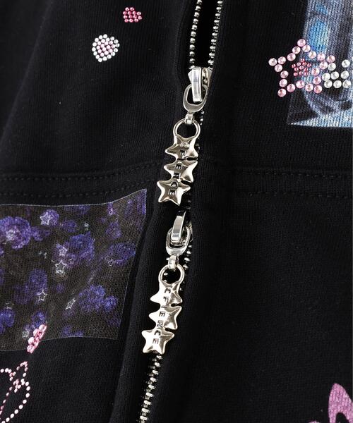 L.H.P(エルエイチピー)の「CFIERCE/フィアス/STICKER BUNNY HOODIE(パーカー・レディース・ブラック/ホワイト・M/S)」の8枚目の写真