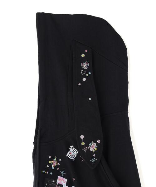 L.H.P(エルエイチピー)の「CFIERCE/フィアス/STICKER BUNNY HOODIE(パーカー・レディース・ブラック/ホワイト・M/S)」の11枚目の写真