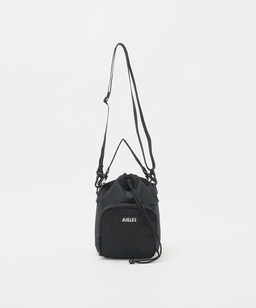 AIGLE（エーグル）の「＜AIGLE＞BasicDrawstring SLD（ショルダーバッグ・レディース・ブラック・FREE）」の2枚目の写真