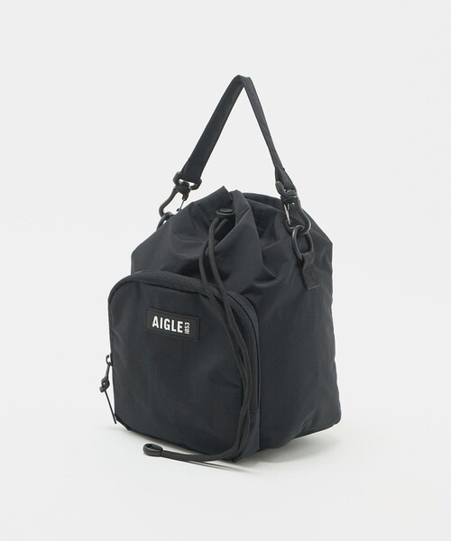 AIGLE（エーグル）の「＜AIGLE＞BasicDrawstring SLD（ショルダーバッグ・レディース・ブラック・FREE）」の5枚目の写真