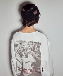 MWOONG（ムン）の「VTGプリント ヘビーワッフル LS-IV（Tシャツ/カットソー）」