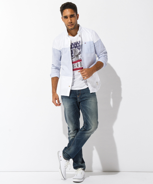 HILFIGER DENIM（ヒルフィガーデニム）の「SCANTON SLIM STRAIGHT DENIM PT（デニムパンツ・メンズ・ブルー・32inch/31inch/29inch/30inch/33inch/34inch/28inch/36inch）」の15枚目の写真