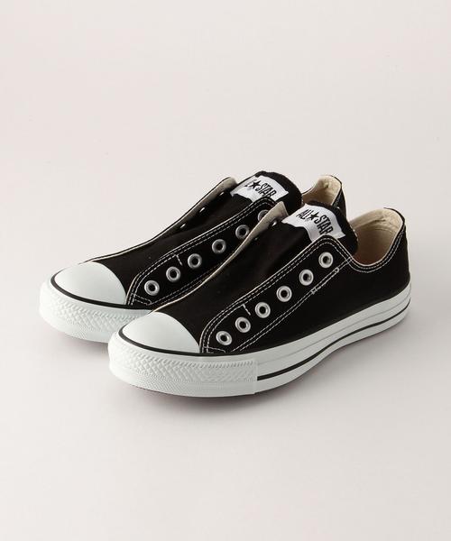 CONVERSE ALL STAR(コンバースオールスター)の「CONVERSE ALL STAR スリッポン / コンバース / オールスター / スニーカー(スリッポン・レディース・ブラック/ホワイト・5h/4/5/4h)」の6枚目の写真