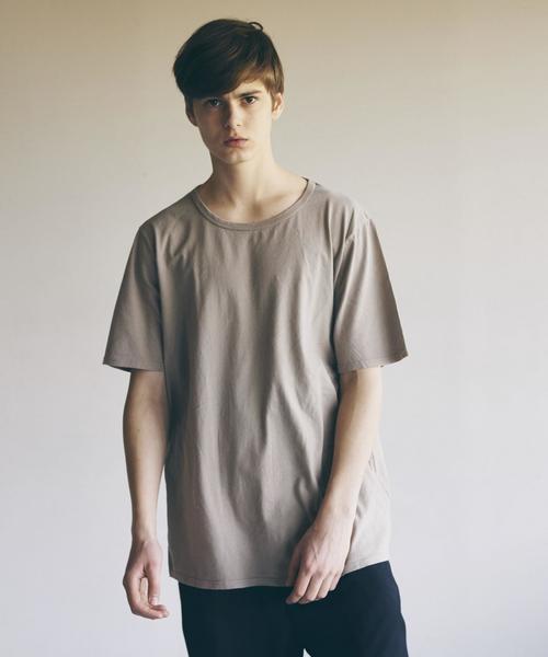 MONKEY TIME(モンキータイム)の「<monkey time by CALUX> ∴ オーバーダイ Tシャツ◆(Tシャツ/カットソー・メンズ・ホワイト/ブラック/ベージュ/オリーブ・X-LARGE/SMALL/MEDIUM/LARGE)」の4枚目の写真