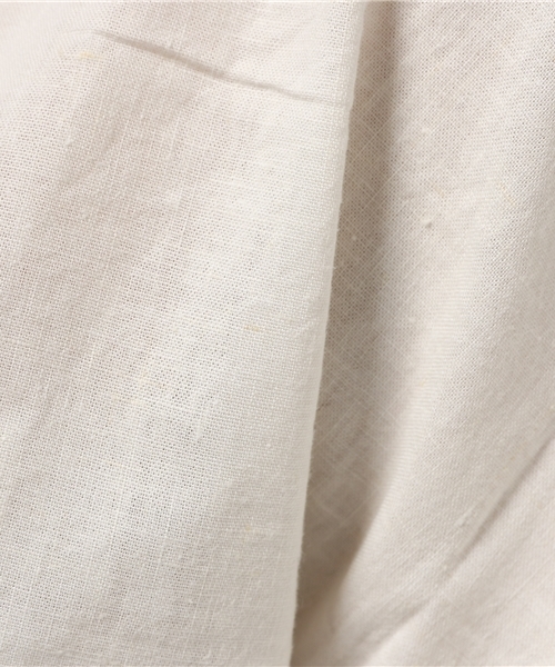 LBC（エルビーシー）の「リネンコットンフリル袖ブラウス        （シャツ/ブラウス・レディース・ホワイト/オフホワイト/ダークブルー・LARGE/MEDIUM）」の8枚目の写真