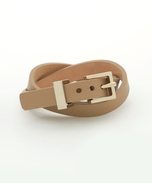 MAISON BOINET(メゾンボワネ)の「MAISON BOINET 2連ブレスレット(ブレスレット・レディース・ブラウン/ベージュ/ネイビー・MEDIUM)」の1枚目の写真