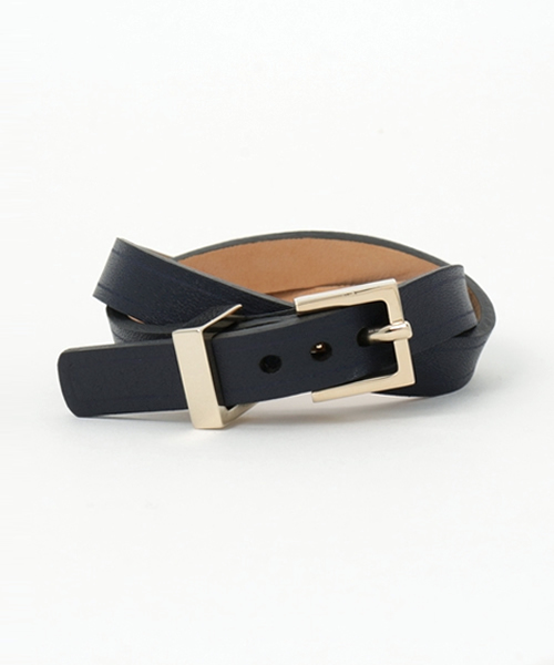 MAISON BOINET(メゾンボワネ)の「MAISON BOINET 2連ブレスレット(ブレスレット・レディース・ブラウン/ベージュ/ネイビー・MEDIUM)」の3枚目の写真