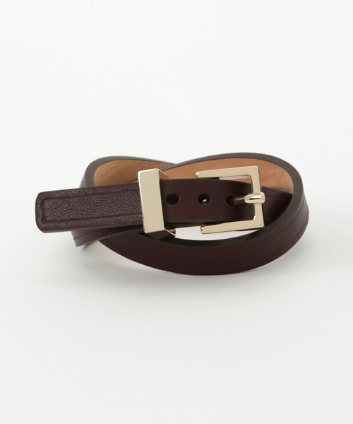 MAISON BOINET(メゾンボワネ)の「MAISON BOINET 2連ブレスレット(ブレスレット・レディース・ブラウン/ベージュ/ネイビー・MEDIUM)」の2枚目の写真