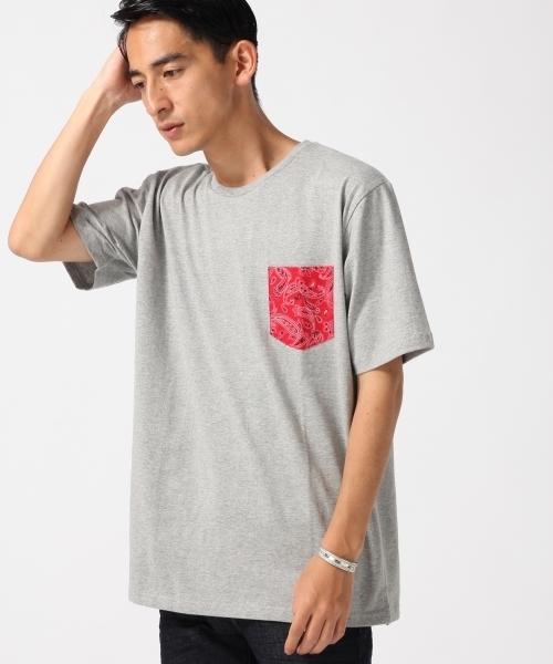 RAGEBLUE（レイジブルー）の「バンダナキリカエTシャツ/730107（Tシャツ/カットソー・メンズ・その他13/ホワイト/オフホワイト/グレー・LARGE/MEDIUM）」の13枚目の写真