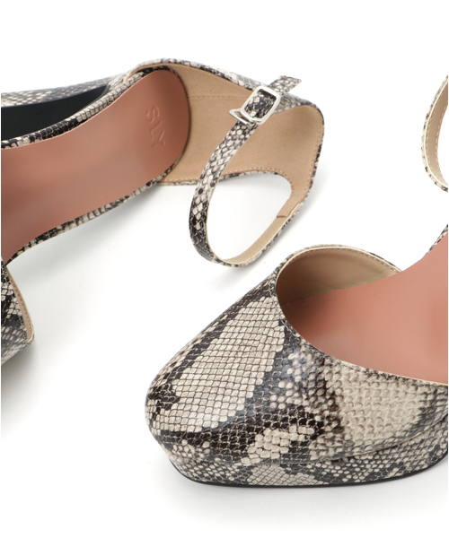 SLY（スライ）の「ROUND ANKLE PUMPS（パンプス・レディース・マルチ/イエロー系その他/ブラック/ワインレッド・SMALL/LARGE/MEDIUM）」の9枚目の写真