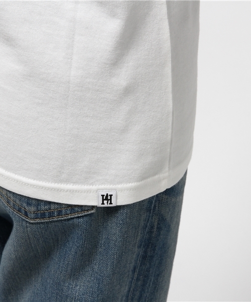 HYSTERIC GLAMOUR(ヒステリックグラマー)の「H WOMAN LOGO刺繍 タートルネックT-SH(Tシャツ/カットソー・レディース・ホワイト/トップグレー/ブラック・FREE)」の13枚目の写真