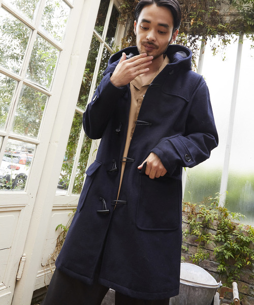 unrelaxing(アンリラクシング)の「メルトンダッフルコート(ダッフルコート)」|ネイビー