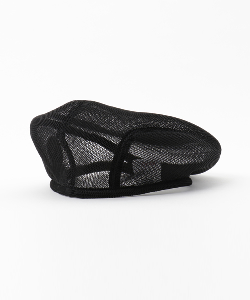 CHUBBYGANG（チャビーギャング）の「Wメッシュハンチング（ハンチング/ベレー帽・キッズ・ブラック/グレー/ホワイト・56/54）」の8枚目の写真