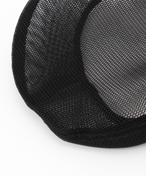 CHUBBYGANG（チャビーギャング）の「Wメッシュハンチング（ハンチング/ベレー帽・キッズ・ブラック/グレー/ホワイト・56/54）」の5枚目の写真