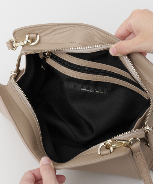 URBAN RESEARCH（アーバンリサーチ）の「UR SMIR NASLI Gem.　VintageLikeShoulder（ショルダーバッグ・レディース・ライトカーキ/ベージュ/ブラック/ライトピンク・ONE SIZE）」の16枚目の写真