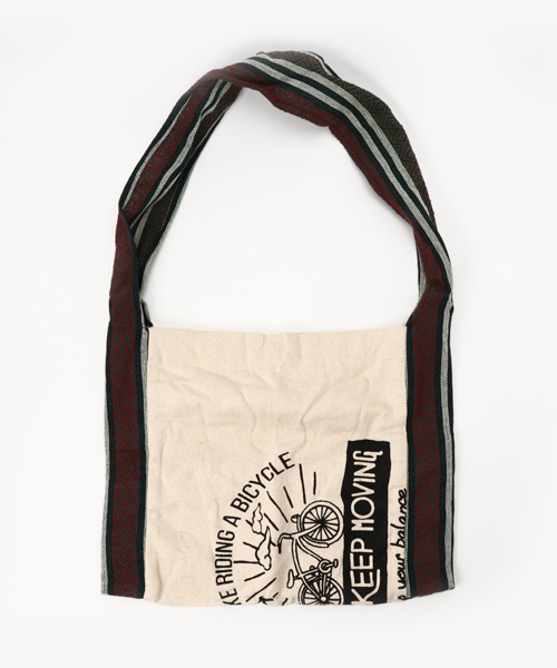 チャイハネ（チャイハネ）の「【チャイハネ】バイクショルダーバッグ（ショルダーバッグ・メンズ・ブルー/グレー/レッド・FREE）」の4枚目の写真