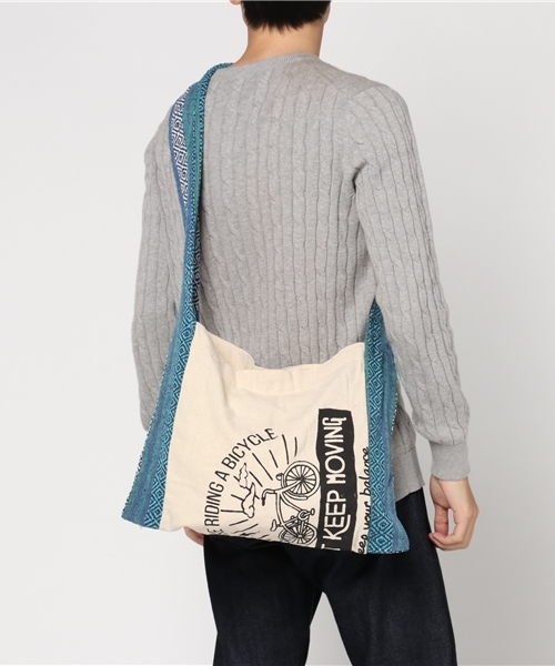 チャイハネ（チャイハネ）の「【チャイハネ】バイクショルダーバッグ（ショルダーバッグ・メンズ・ブルー/グレー/レッド・FREE）」の11枚目の写真