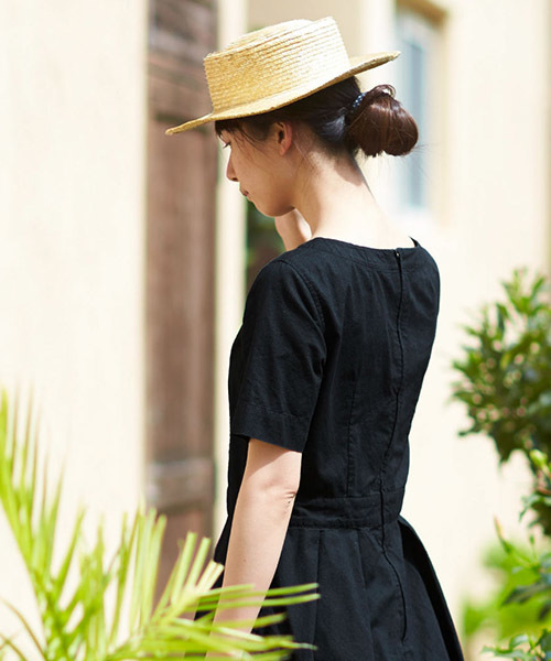 Sunny clouds（サニークラウズ）の「サニークラウズ　ｆｅａｔ．田中帽子　ｋａｚｕｍｉと田中さんで作ったカンカン帽（ハット・レディース・ベージュ・ONE SIZE）」の14枚目の写真