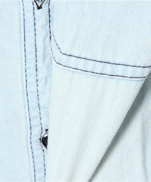 goocy（グースィー）の「デニムSH（シャツ/ブラウス・レディース・ダークブルー・FREE）」の6枚目の写真