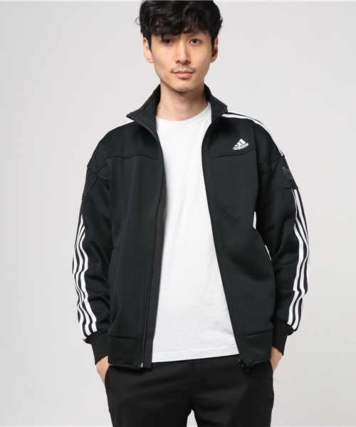 adidas ブラック ジャージ ジャケット L adidas アディダス ジャージー 上下セット メンズ トラック