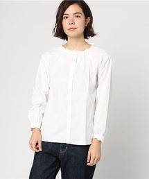 Samansa Mos2 | ランダム花刺繍ブラウス(シャツ/ブラウス)