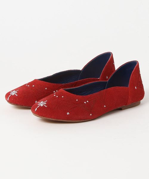 IKOH（イコー）の「【IKOH】Rangori Flat shoes ランゴリ レザーパンプス23cm（パンプス・レディース・ブラック/ダークグリーン/パープル/レッド/モカ・FREE）」の5枚目の写真