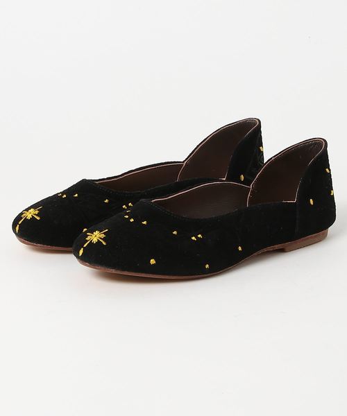 IKOH（イコー）の「【IKOH】Rangori Flat shoes ランゴリ レザーパンプス23cm（パンプス・レディース・ブラック/ダークグリーン/パープル/レッド/モカ・FREE）」の2枚目の写真
