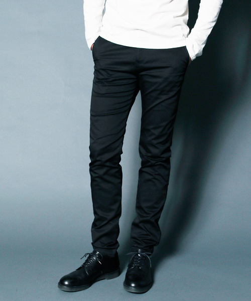 Magine（マージン）の「COMPACT STRETCH SKINNY CHINO PANTS:コンパクトストレッチ スキニーチノパンツ（チノパンツ・メンズ・ベージュ/ブラック/グレー/ネイビー・48/46/44）」の5枚目の写真