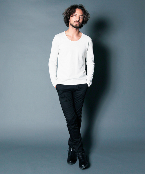 Magine（マージン）の「COMPACT STRETCH SKINNY CHINO PANTS:コンパクトストレッチ スキニーチノパンツ（チノパンツ・メンズ・ベージュ/ブラック/グレー/ネイビー・48/46/44）」の7枚目の写真