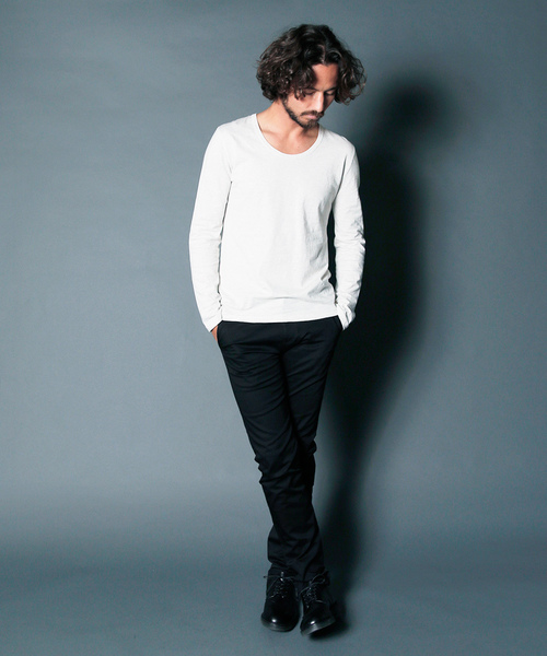 Magine（マージン）の「COMPACT STRETCH SKINNY CHINO PANTS:コンパクトストレッチ スキニーチノパンツ（チノパンツ・メンズ・ベージュ/ブラック/グレー/ネイビー・48/46/44）」の8枚目の写真