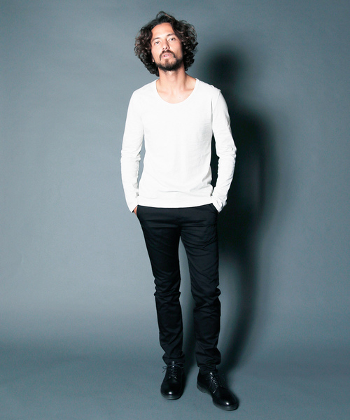 Magine（マージン）の「COMPACT STRETCH SKINNY CHINO PANTS:コンパクトストレッチ スキニーチノパンツ（チノパンツ・メンズ・ベージュ/ブラック/グレー/ネイビー・48/46/44）」の9枚目の写真