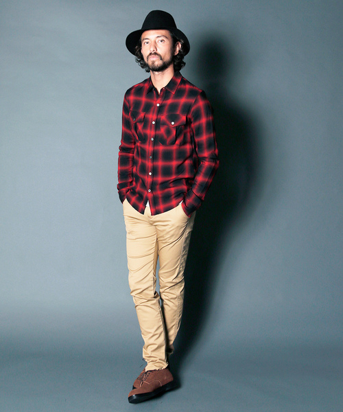 Magine（マージン）の「COMPACT STRETCH SKINNY CHINO PANTS:コンパクトストレッチ スキニーチノパンツ（チノパンツ・メンズ・ベージュ/ブラック/グレー/ネイビー・48/46/44）」の18枚目の写真