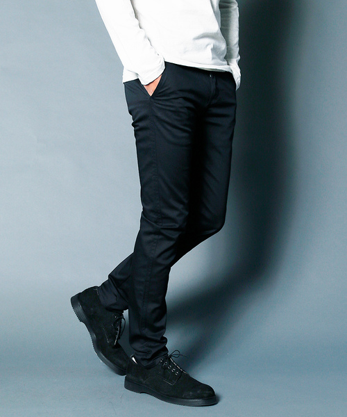 Magine（マージン）の「COMPACT STRETCH SKINNY CHINO PANTS:コンパクトストレッチ スキニーチノパンツ（チノパンツ・メンズ・ベージュ/ブラック/グレー/ネイビー・48/46/44）」の21枚目の写真