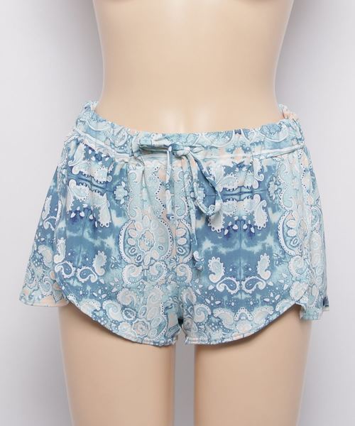 ROXY（ロキシー）の「NEW PULL ON BOARDSHO / スウィムウェア スイムショーツ マルチデザイン 水着 レディース（水着・レディース・ブルー/レッド・MEDIUM/LARGE/SMALL）」の10枚目の写真