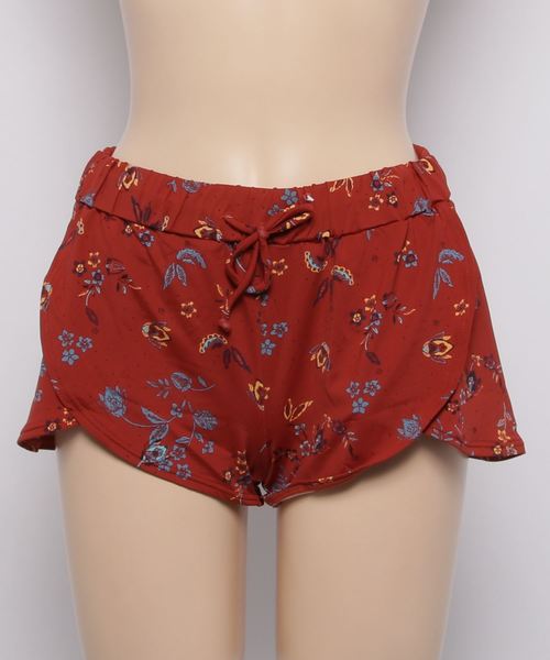 ROXY（ロキシー）の「NEW PULL ON BOARDSHO / スウィムウェア スイムショーツ マルチデザイン 水着 レディース（水着・レディース・ブルー/レッド・MEDIUM/LARGE/SMALL）」の9枚目の写真