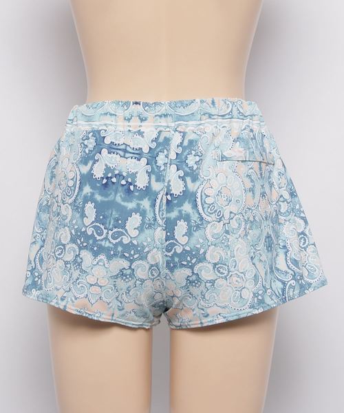 ROXY（ロキシー）の「NEW PULL ON BOARDSHO / スウィムウェア スイムショーツ マルチデザイン 水着 レディース（水着・レディース・ブルー/レッド・MEDIUM/LARGE/SMALL）」の3枚目の写真