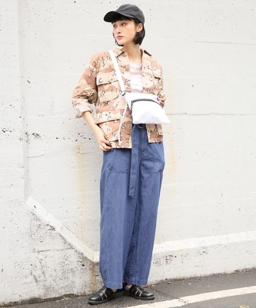 LOWRYS FARM(ローリーズファーム)の「リップストップジャケット 785523 (ブルゾン・レディース・カーキ/カモフラージュ・MEDIUM/LARGE)」の7枚目の写真