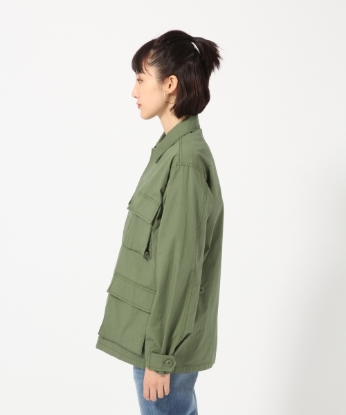 LOWRYS FARM(ローリーズファーム)の「リップストップジャケット 785523 (ブルゾン・レディース・カーキ/カモフラージュ・MEDIUM/LARGE)」の9枚目の写真