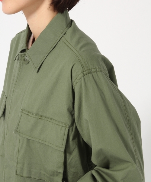LOWRYS FARM(ローリーズファーム)の「リップストップジャケット 785523 (ブルゾン・レディース・カーキ/カモフラージュ・MEDIUM/LARGE)」の13枚目の写真