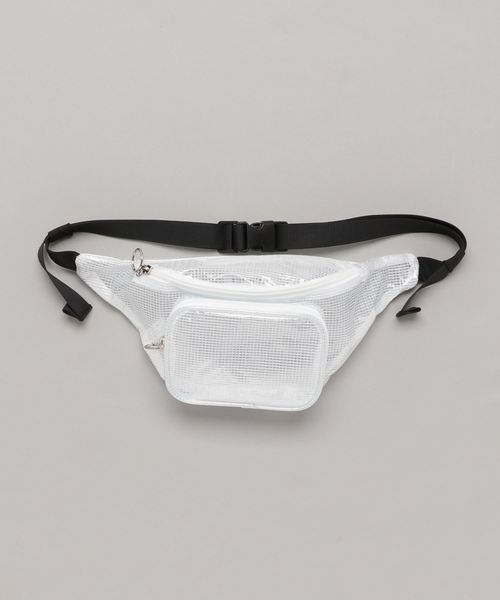 WEGO(ウィゴー)の「WEGO/クリアウエストバッグ(ボディバッグ/ウエストポーチ・レディース・ホワイト/ブラック/サックスブルー/その他1・FREE)」の9枚目の写真