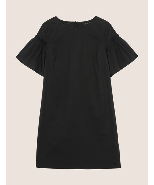 ARMANI EXCHANGE（アルマーニエクスチェンジ）の「【AXアルマーニ エクスチェンジ】半袖ベルスリーブワンピース（ワンピース・レディース・ブラック・0/2/4/6）」の11枚目の写真