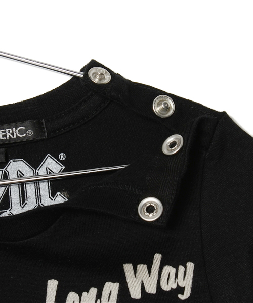 JOEY HYSTERIC（ジョーイヒステリック）の「ACDC/LONG WAY TO THE TOP pt T-SH（Tシャツ/カットソー・キッズ・ホワイト/ブラック/グレー・X-SMALL/SMALL/MEDIUM）」の8枚目の写真