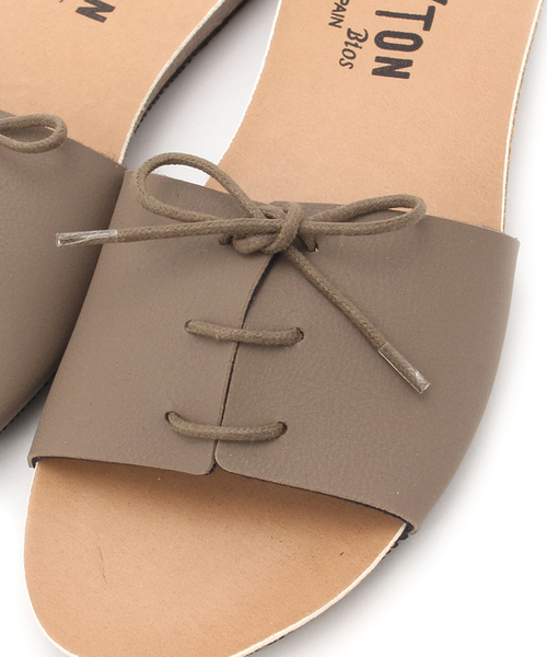 PLAKTON（プラクトン）の「【PLAKTON/プラクトン】レースアップサンダル（サンダル・レディース・ダークグレー/ブラック/その他22・37/38/36）」の9枚目の写真