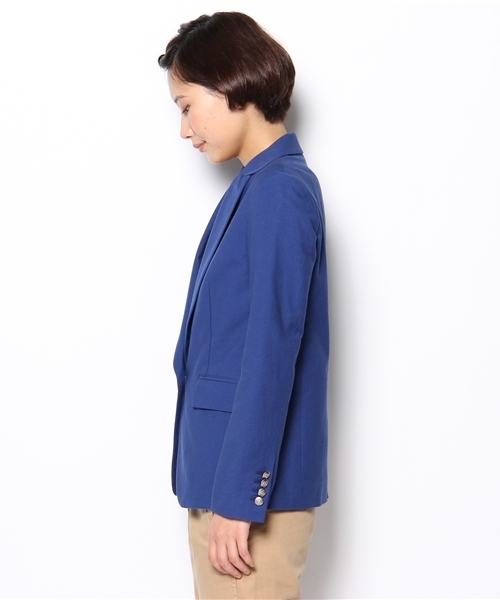 BEAUTY&YOUTH UNITED ARROWS（ビューティーアンドユースユナイテッドアローズ）の「BY OX 1Bジャケット ◆（テーラードジャケット・レディース・コバルトブルー/ホワイト・SMALL/MEDIUM）」の4枚目の写真