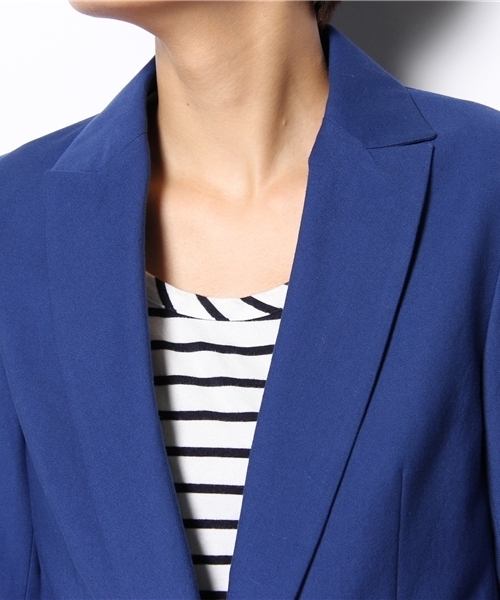 BEAUTY&YOUTH UNITED ARROWS（ビューティーアンドユースユナイテッドアローズ）の「BY OX 1Bジャケット ◆（テーラードジャケット・レディース・コバルトブルー/ホワイト・SMALL/MEDIUM）」の7枚目の写真